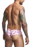 JUSTIN+SIMON Men's Underwear XSJ22 Cheek Briefs Color Coquette