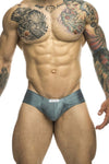 JUSTIN+SIMON XSJ22 Cheek Briefs Color Metal Green