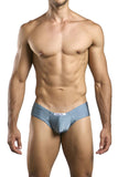 JUSTIN+SIMON Men's Underwear XSJ22 Cheek Briefs Color Metal Green