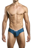 JUSTIN+SIMON Men's Underwear XSJ22 Cheek Briefs Color Opal Green