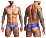 JUSTIN+SIMON Men's Underwear XSJ22 Cheek Briefs Color Party