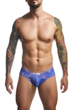 JUSTIN+SIMON Men's Underwear XSJ22 Cheek Briefs Color Party
