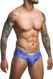 JUSTIN+SIMON Men's Underwear XSJ22 Cheek Briefs Color Party