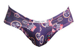 JUSTIN+SIMON Men's Underwear XSJ22 Cheek Briefs Color Pride