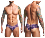 JUSTIN+SIMON Men's Underwear XSJ22 Cheek Briefs Color Pride