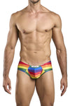 JUSTIN+SIMON XSJ22 Cheek Briefs Color Pride Flag