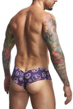 JUSTIN+SIMON Men's Underwear XSJ22 Cheek Briefs Color Pride