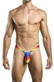 JUSTIN+SIMON Men's Underwear XSJBU02 Bulge Thongs Color Pride Flag