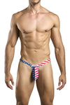 JUSTIN+SIMON XSJBU02 Bulge Thongs Color USA Flag