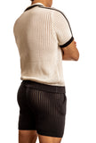 Matteo Crochet Knit Pull Over Shirt