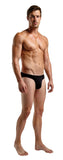 Magic Silk Men's Underwear 6606 Silk Briefs Color Black