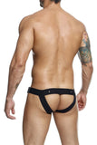 MaleBasics Men's Underwear DMBL01 DNGEON Cockring Jockstrap Color Black