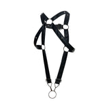 MaleBasics Men's Underwear DMBL07 DNGEON Cross Cockring Harness Color Black