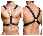 MaleBasics DMBL09 DNGEON Cross Chain Harness Color Black