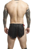 MaleBasics Men's Lingerie DMBL10 DNGEON Roman Skirt Color Black-Red