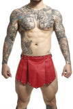 MaleBasics Men's Lingerie DMBL10 DNGEON Roman Skirt Color Red