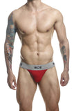 MaleBasics Men's Underwear MBL107 MOB Classic Fetish Jock 3 Inches Jockstrap Color Red