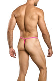 MaleBasics Men's Underwear MBL24 Tear Drop Thongs Color Hot Pink
