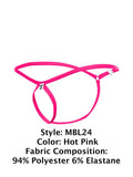MaleBasics Men's Underwear MBL24 Tear Drop Thongs Color Hot Pink