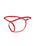 MaleBasics MBL24 Tear Drop Thongs Color Red