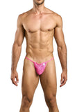 MaleBasics Men's Underwear MBL27 Lace Thongs Color Hot Pink