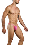 MaleBasics Men's Underwear MBL27 Lace Thongs Color Hot Pink