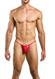 MaleBasics MBL27 Lace Thongs Color Red