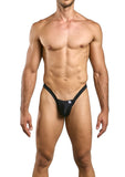 MaleBasics Men's Underwear MBL52 Y Buns Thongs Color Black