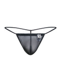 MaleBasics Men's Underwear MBL59 Mesh G-String Color Black Mesh