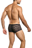 MaleBasics Men's Underwear MBL78 Lace Trunks Color Black Lace