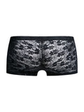 MaleBasics Men's Underwear MBL78 Lace Trunks Color Black Lace