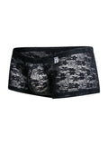 MaleBasics Men's Underwear MBL78 Lace Trunks Color Black Lace