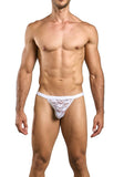 MaleBasics Men's Underwear MBL82 Sexy Jockstrap Color White Lace