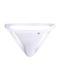 MaleBasics Men's Underwear MBL82 Sexy Jockstrap Color White Mesh
