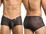 MaleBasics MBL83 Loop Cheeky Trunks Color Black Mesh