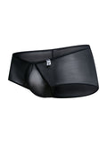 MaleBasics Men's Underwear MBL83 Loop Cheeky Trunks Color Black Mesh