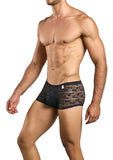 MaleBasics MBL84 Classic Pouch Trunks Color Black Lace