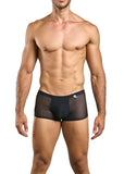 MaleBasics Men's Underwear MBL84 Classic Pouch Trunks Color Black Mesh