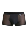 MaleBasics MBL84 Classic Pouch Trunks Color Black Mesh