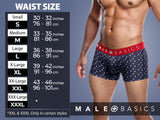 MaleBasics MBL78 Lace Trunks Color White Mesh