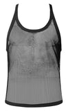 Male Power 110-11C Fishnet 2 Tank Top Color Black