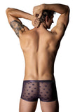 Male Power Men's Underwear 122-291 Love Star Short with Ring Color Purple