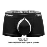 Male Power 140-267 Helmet Trunks Shorts Color Black