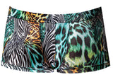 Male Power Men's Underwear 143-295 Go Wild Uplift Mini Short Color Multi Animal