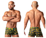Male Power Men's Underwear 145-285 Petal Power Pouch Short Color Daisy Print