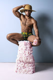 Male Power Men's Underwear 145-285 Petal Power Pouch Short Color Daisy Print