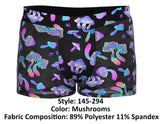 Male Power Men's Underwear 145-294 Hazy Dayz Pouch Short Color Mushrooms
