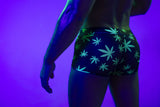 Male Power Men's Underwear 145-294 Hazy Dayz Pouch Short Color Pot Leaf