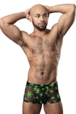 Male Power Men's Underwear 145-294 Hazy Dayz Pouch Short Color Pot Leaf