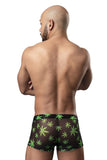 Male Power Men's Underwear 145-294 Hazy Dayz Pouch Short Color Pot Leaf